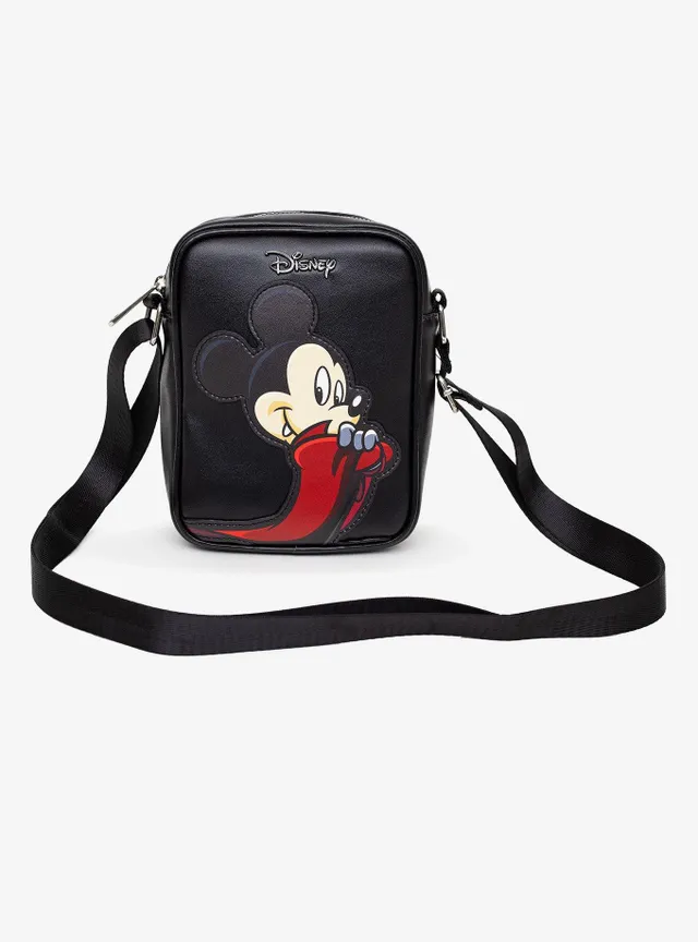 Disney Mickey Mouse and Pluto Dracula Poses Crossbody Bag