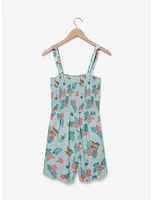 Disney Donald Duck Tropical Allover Print Women's Smock Romper — BoxLunch Exclusive