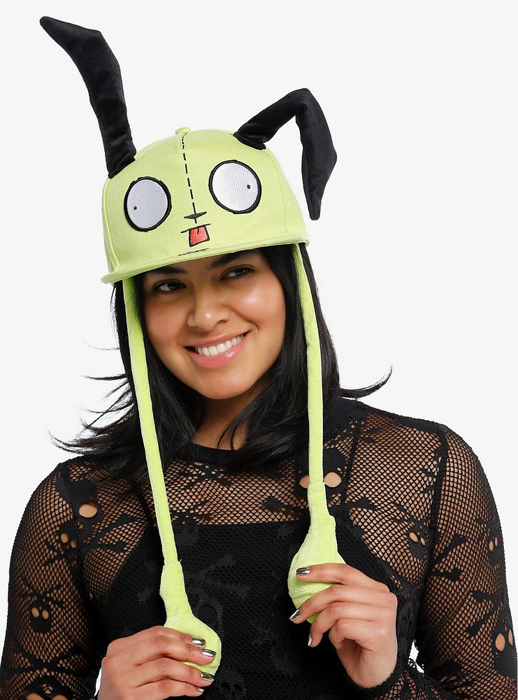 Invader Zim GIR Moving Ears Tassel Snapback Hat