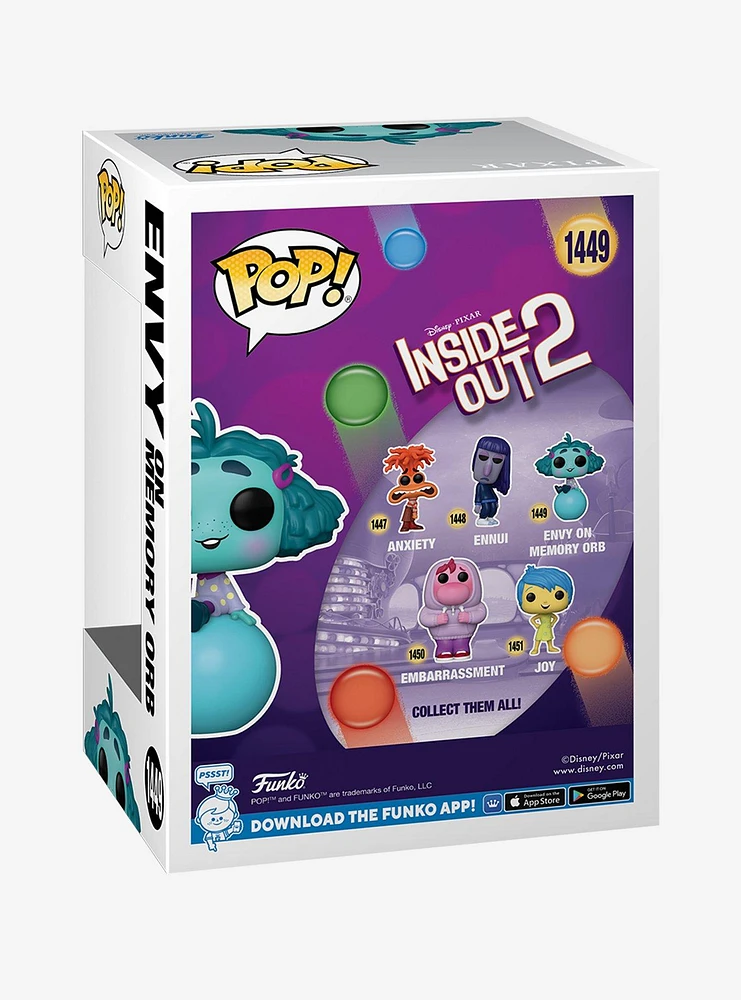 Funko Disney Pixar Inside Out 2 Pop! Envy On Memory Orb Vinyl Figure