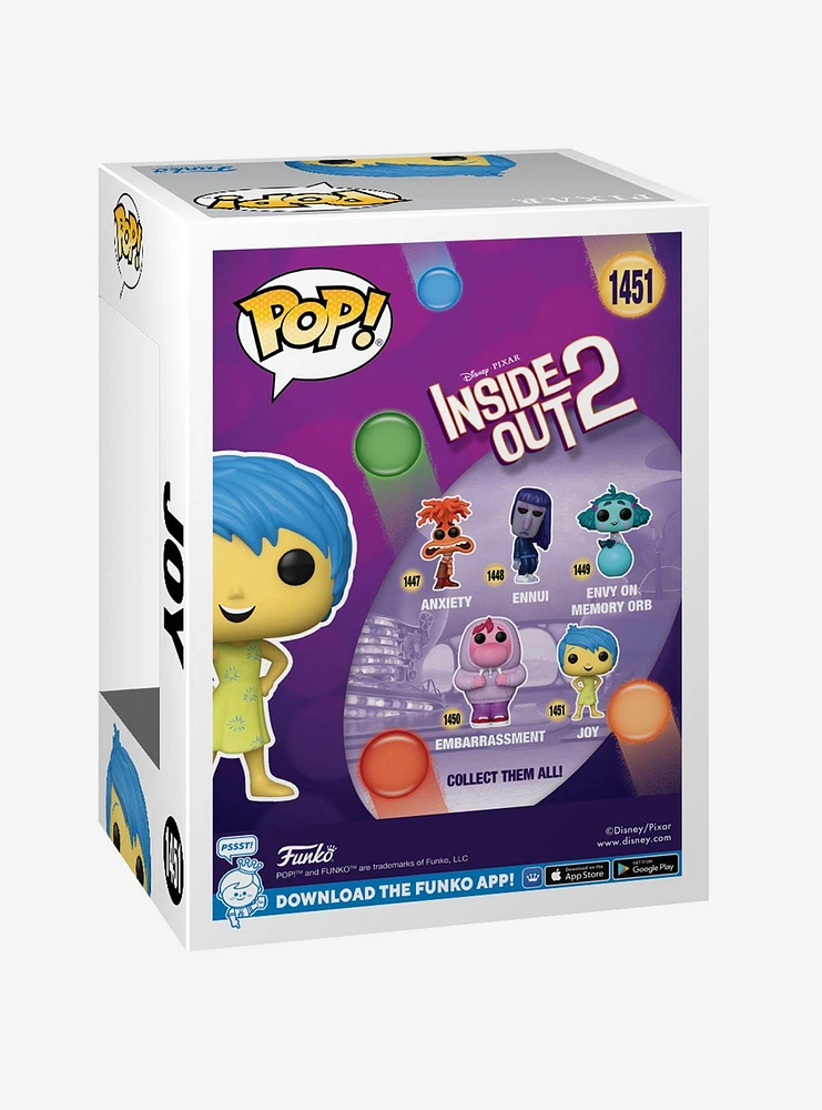 Funko Disney Pixar Inside Out 2 Pop! Joy Vinyl Figure