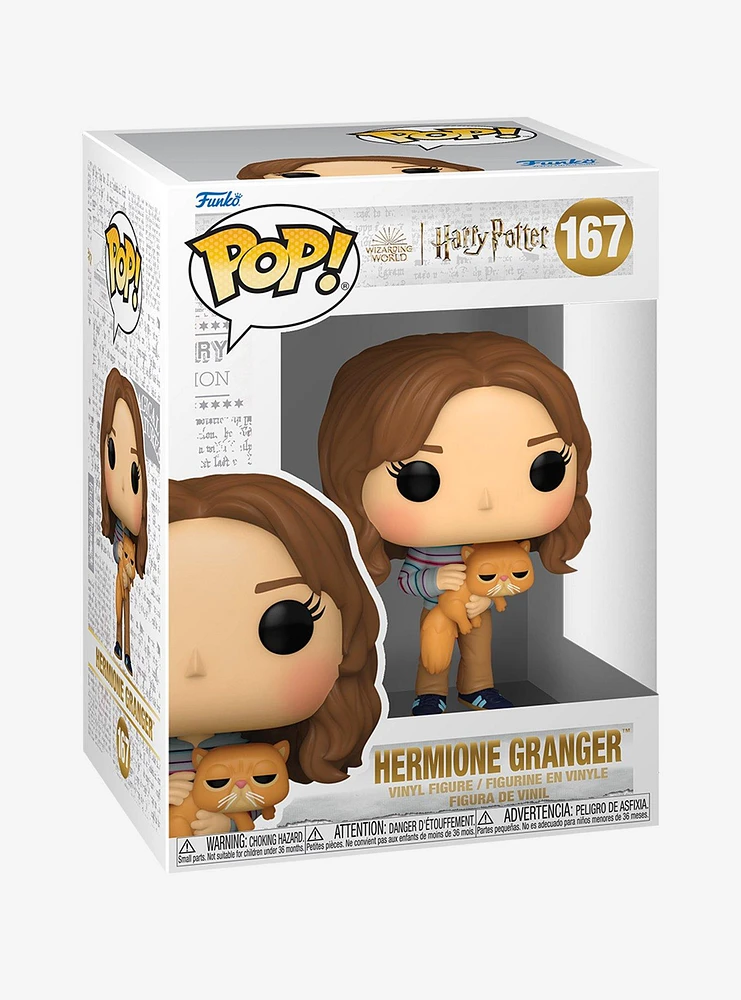 Funko Harry Potter Pop! Hermione Granger With Crookshanks Vinyl Figure