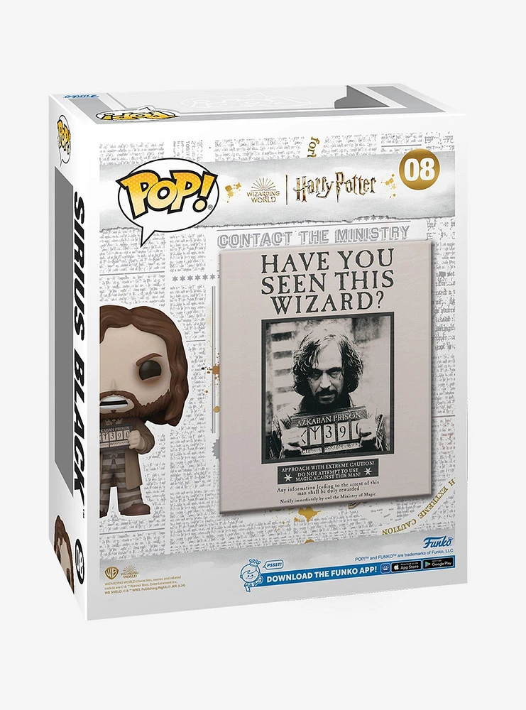 Funko Harry Potter Pop! Cover Art Sirius Black Vinyl Figure