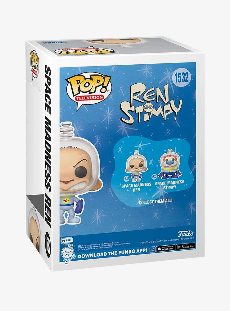 Funko The Ren & Stimpy Show Pop! Television Space Madness Ren Vinyl Figure