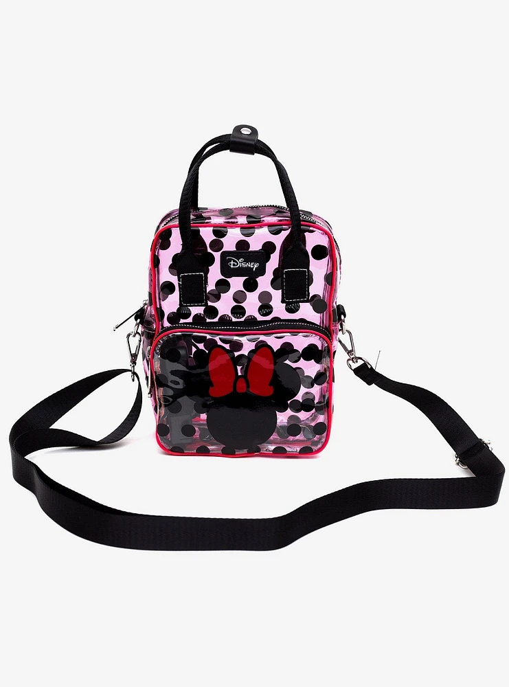 Disney Minnie Mouse Light Up Transparent Crossbody Bag