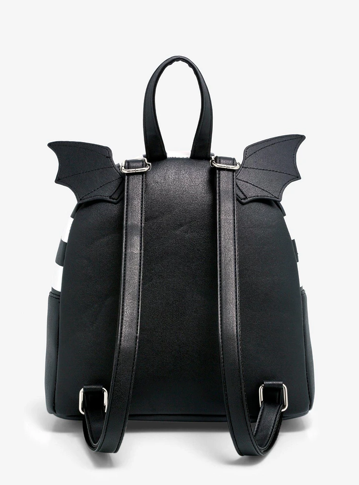 Beetlejuice Recently Deceased Handbook Bat Wing Mini Backpack