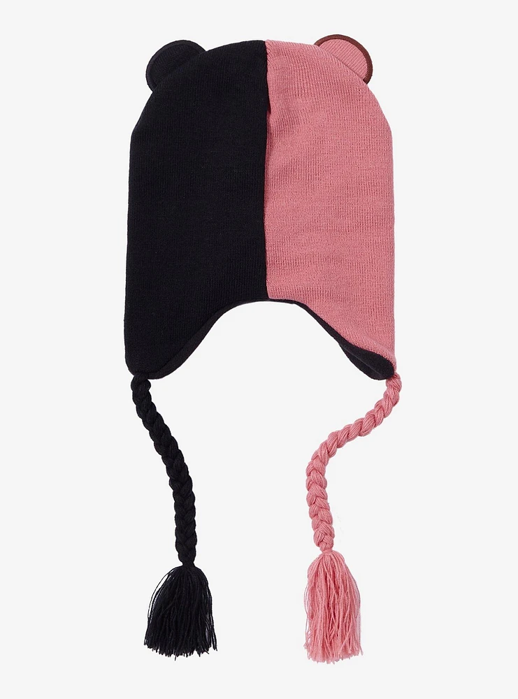 Gloomy Bear Skull Split Tassel Beanie