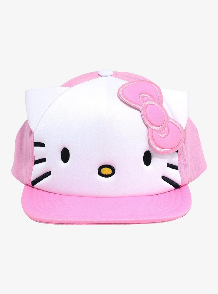 Hello Kitty 3D Ears Snapback Hat