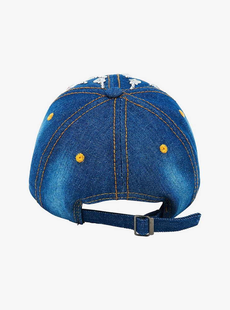 Denim Bling Star Dad Cap