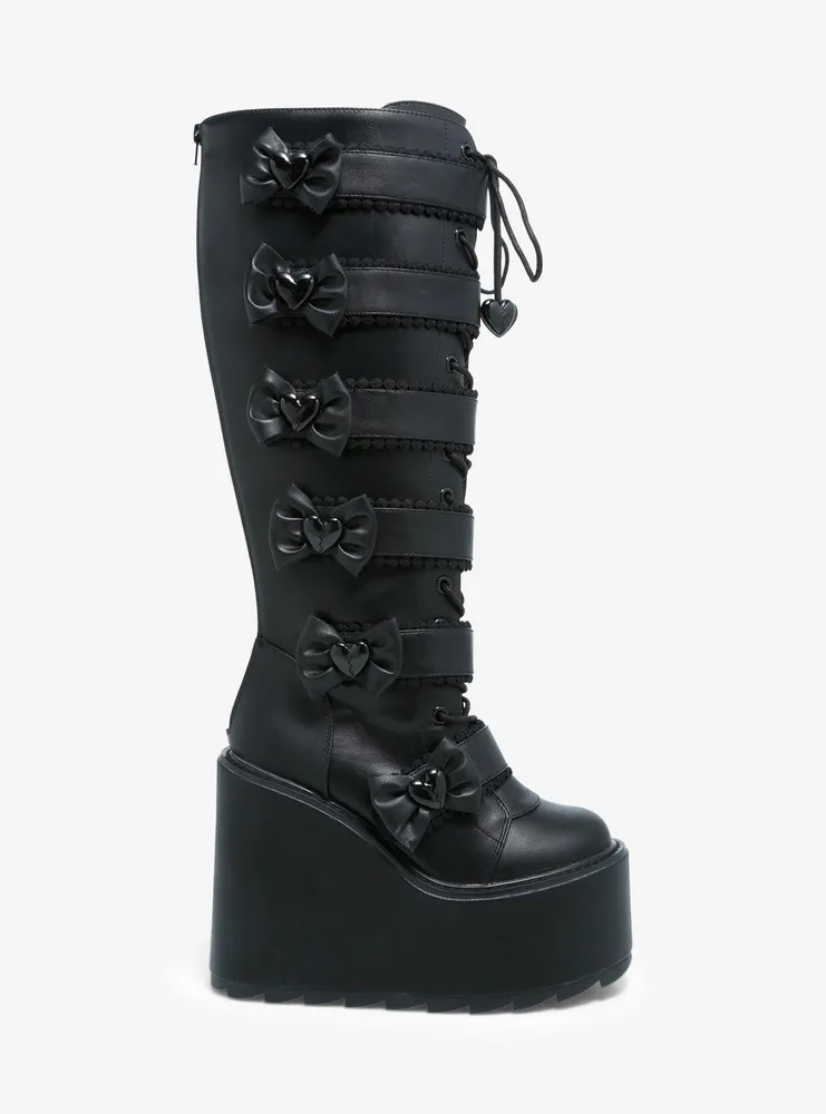 YRU Monster High Elissa Bat Dune Platform Boots