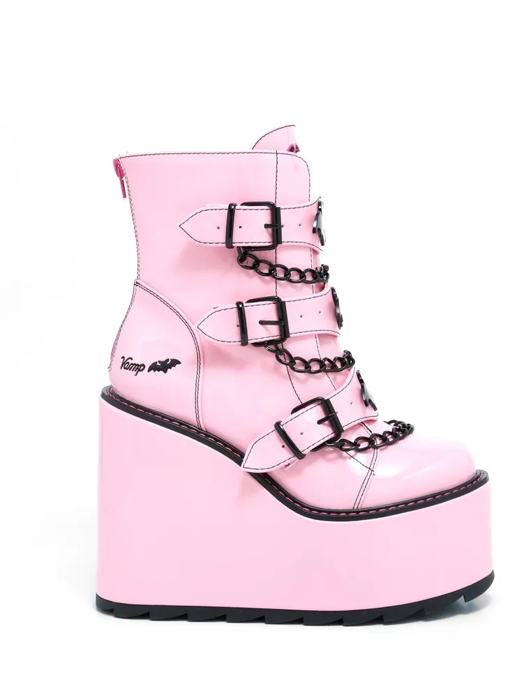 YRU Monster High Draculaura Dune Lo Platform Boots