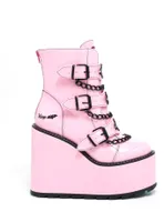 YRU Monster High Draculaura Dune Lo Platform Boots