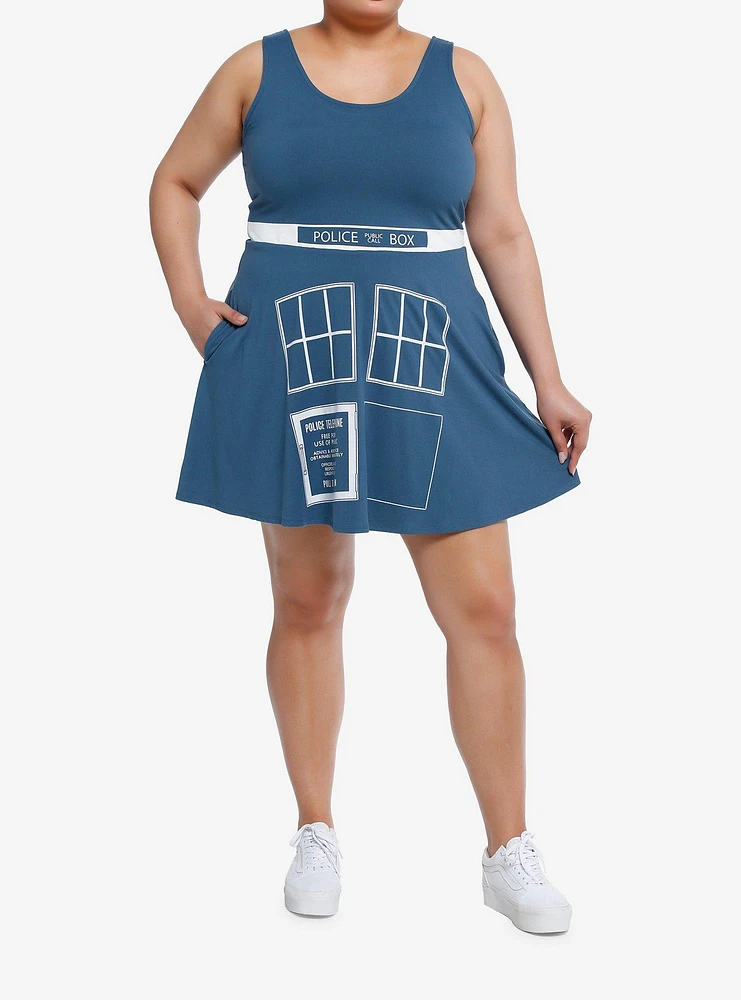 Her Universe Doctor Who TARDIS Athletic Dress Plus