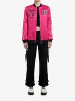 Mario Kart Princess Peach Racing Girls Bomber Jacket