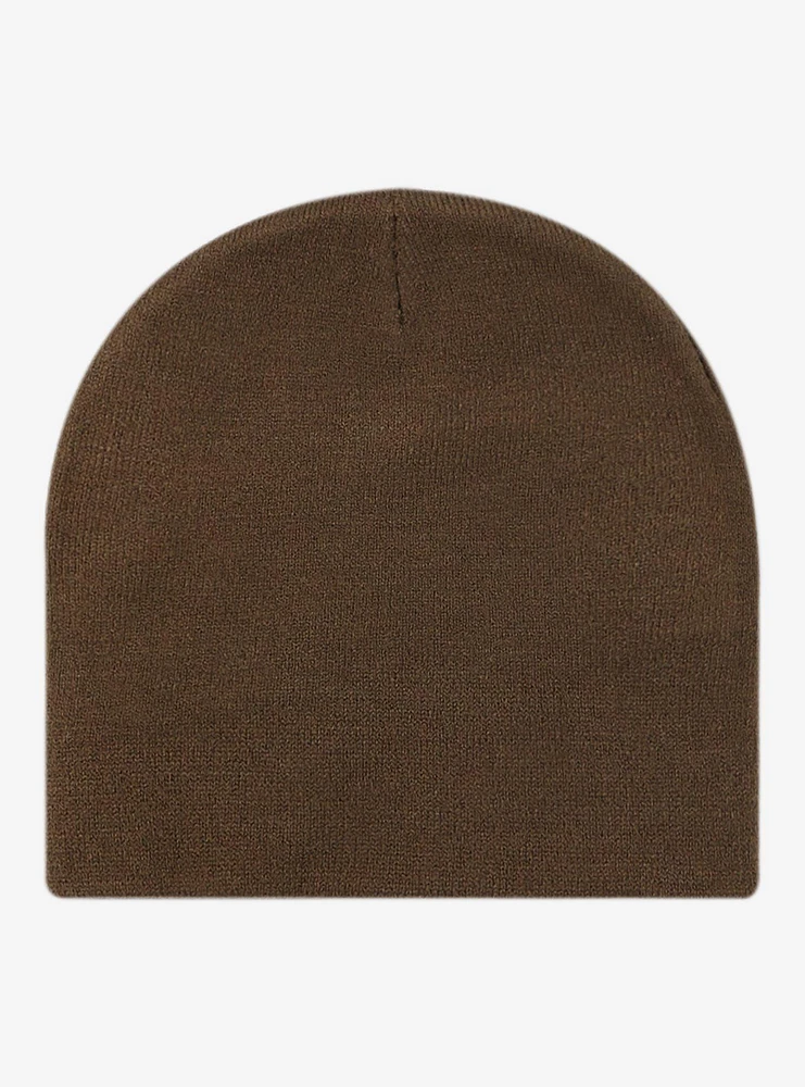 Olive & Black Star Beanie