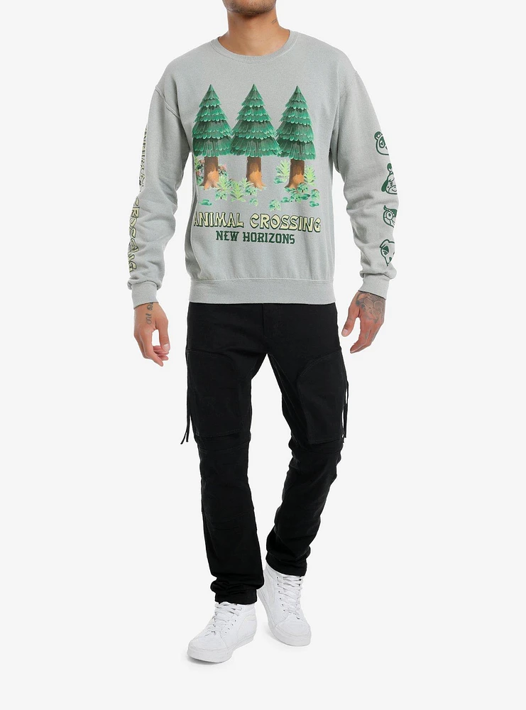 Animal Crossing: New Horizons Trees Characters Sweatshirt