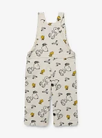 Peanuts Snoopy and Woodstock Allover Print Toddler Overalls — BoxLunch Exclusive