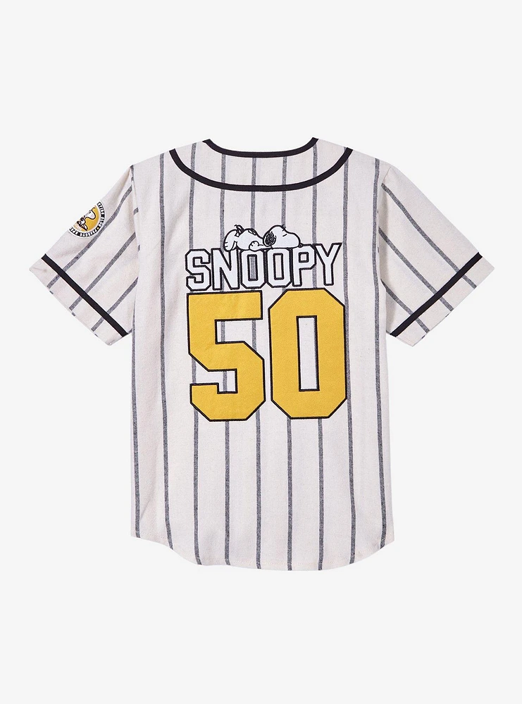 Peanuts Snoopy Pinstripe Toddler Baseball Jersey — BoxLunch Exclusive