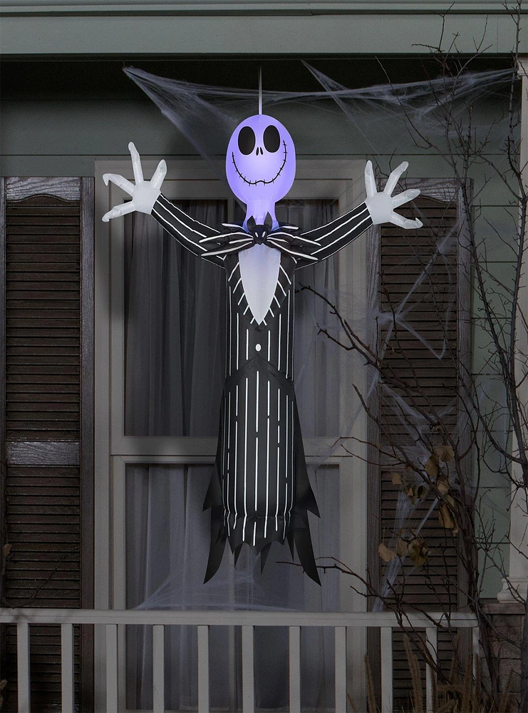 Disney Nightmare Before Christmas Hanging Jack Blinking Lights Airblown