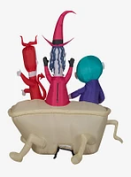 Disney Nightmare Before Christmas Lock Shock & Barrel in Tub Airblown