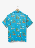 Disney Donald Duck Island Allover Print Button-Up Top - BoxLunch Exclusive