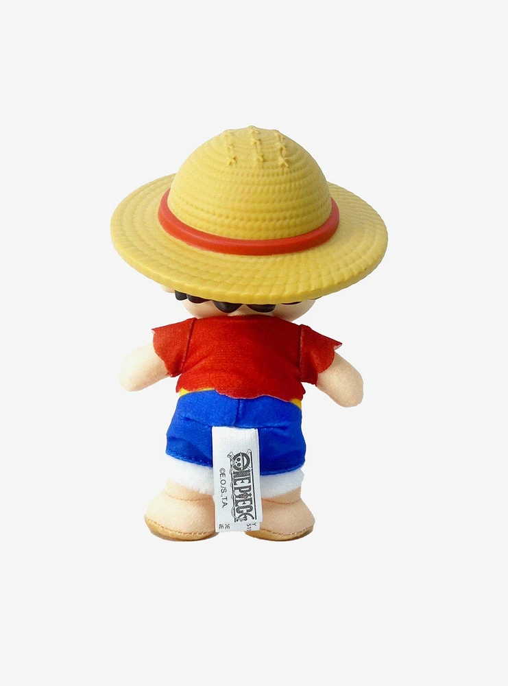 Figure Key One Piece Monkey D. Luffy Vinyl Head Moveable Plush