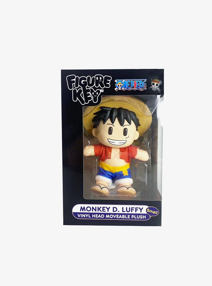 Figure Key One Piece Monkey D. Luffy Vinyl Head Moveable Plush