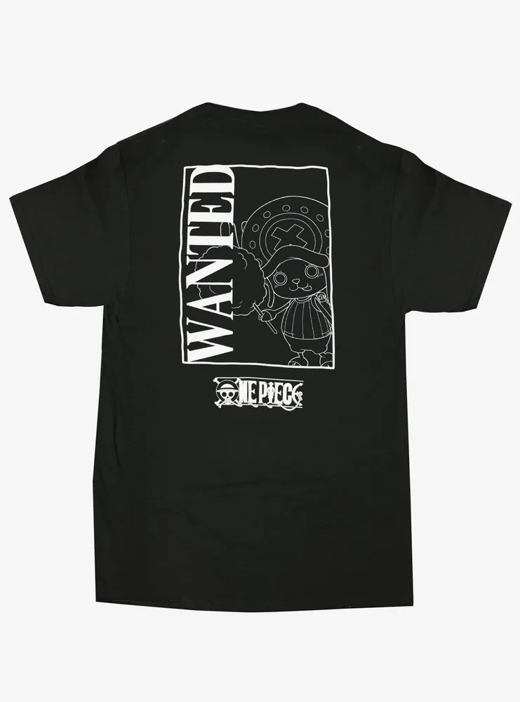 One Piece Chopper Wanted Poster Double-Sided T-Shirt