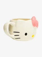 Sanrio Hello Kitty Head Pink Bow Figural Mug