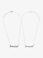 Supernatural Sam & Dean Girl Best Friend Necklace Set