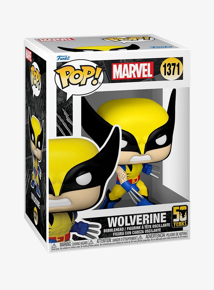 Funko Pop! Marvel Wolverine 50th Anniversary Wolverine Vinyl Figure