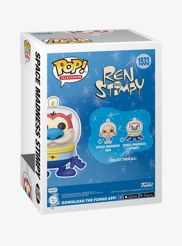 Funko Pop! Television The Ren & Stimpy Show Space Madness Stimpy Vinyl Figure