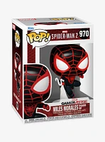 Funko Pop! Marvel Spider-Man 2 Miles Morales Upgraded Suit Vinyl Bobblehead