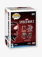 Funko Pop! Marvel Spider-Man 2 Miles Morales Upgraded Suit Vinyl Bobblehead