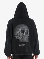 Dead Inside Skull Mineral Wash Hoodie