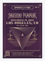 The Smashing Pumpkins Spirits On Fire 2022 Tour Hollywood Bowl Collectible Card