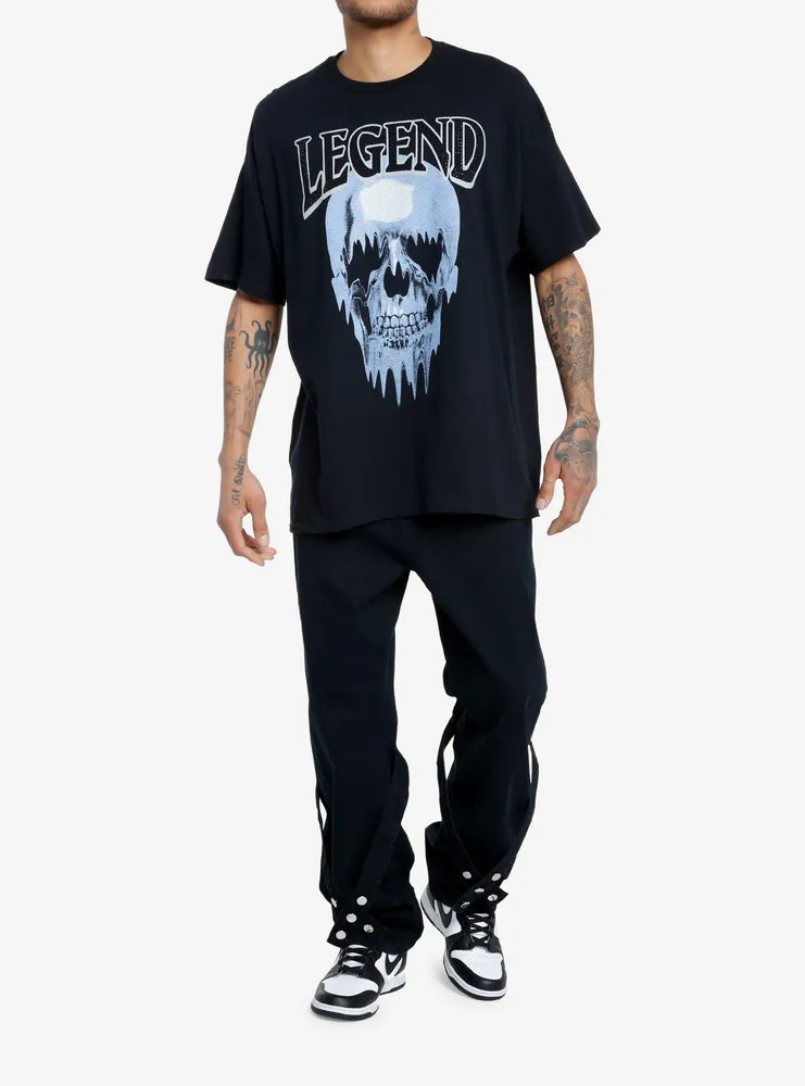 Social Collision® Legend Skull Rhinestone T-Shirt