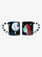 Disney The Nightmare Before Christmas Jack and Sally Embossed Mug Set