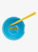 Nintendo Kirby Blue Ramen Bowl with Chopsticks