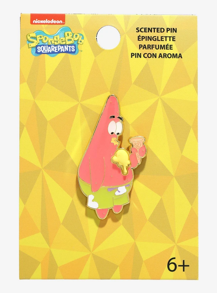 Loungefly SpongeBob SquarePants Patrick Ice Cream Scented Enamel Pin - BoxLunch Exclusive