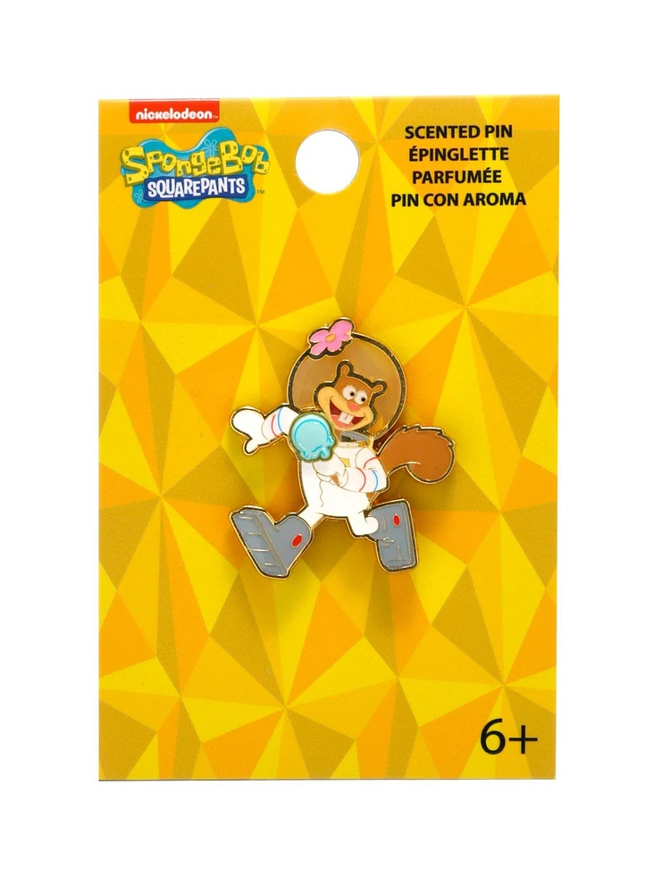 Loungefly SpongeBob SquarePants Sandy Scented Enamel Pin — BoxLunch Exclusive