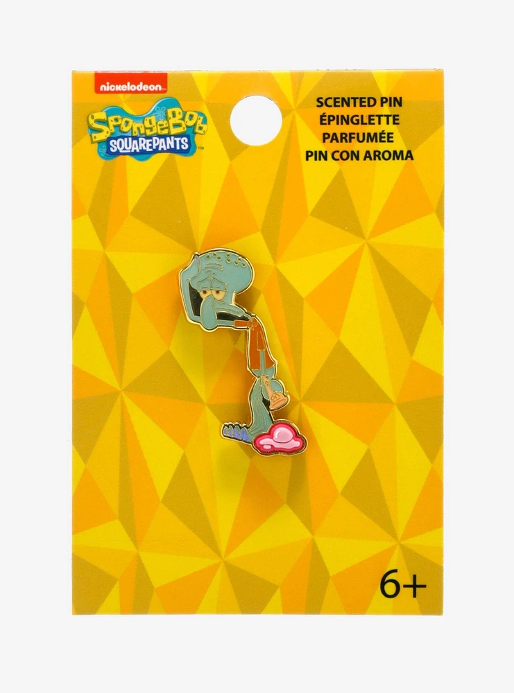 Loungefly SpongeBob SquarePants Squidward Scented Enamel Pin — BoxLunch Exclusive
