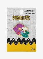 Loungefly Peanuts Snoopy Purple Blossom Enamel Pin — BoxLunch Exclusive