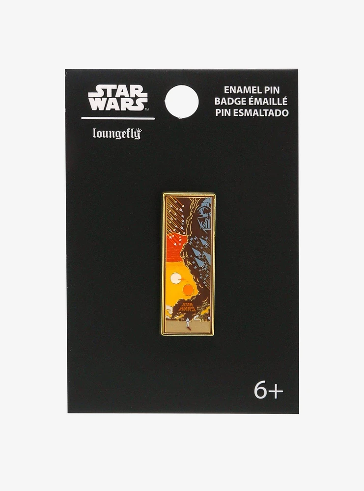 Loungefly Star Wars Darth Vader Vertical Scenic Enamel Pin — BoxLunch Exclusive