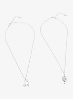 Sweet Society Musical Notes Best Friend Necklace Set