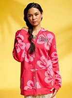 Our Universe Disney Lilo & Stitch Hibiscus Zip Hoodie — BoxLunch Exclusive