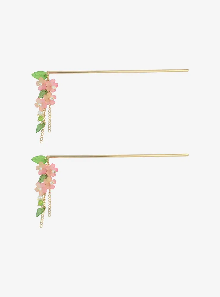 Thorn & Fable Cherry Blossom Hair Stick Set