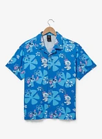 Disney Lilo & Stitch Scrump and Floral Allover Print Button-Up - BoxLunch Exclusive