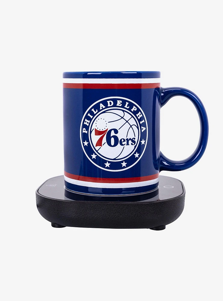 NBA Philadelphia 76ers Logo Mug Warmer with Mug