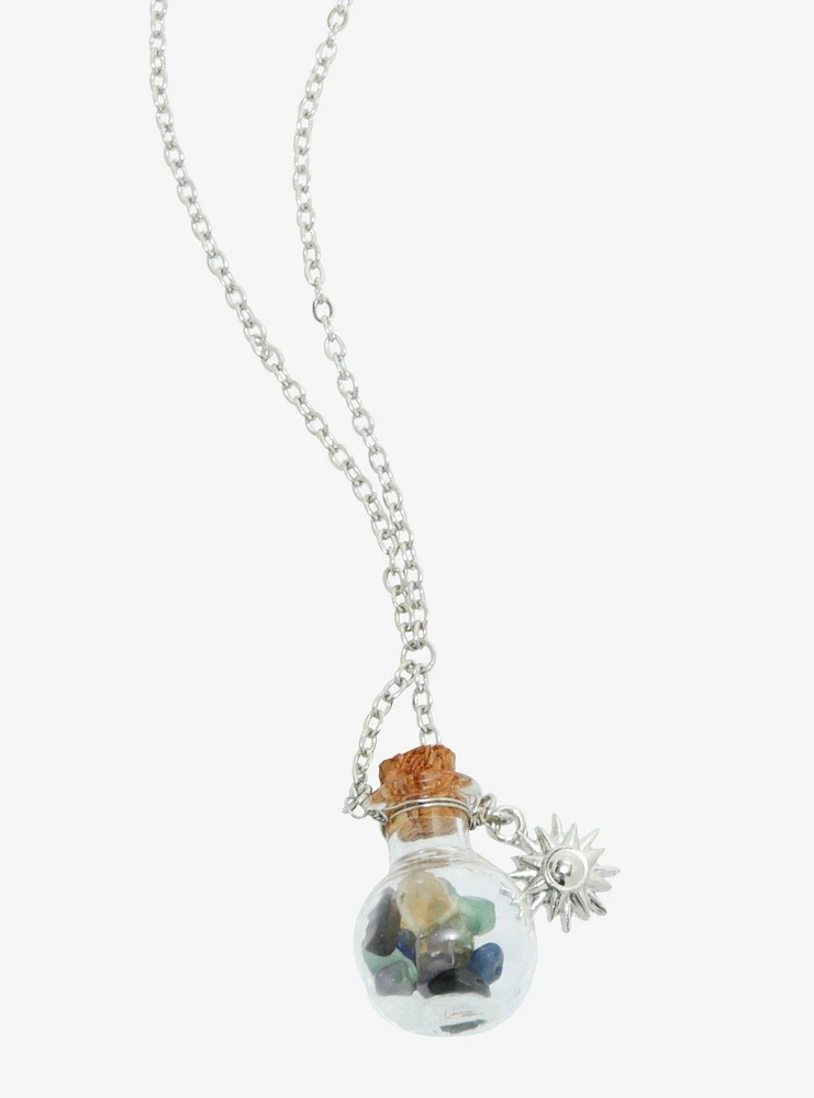 Thorn & Fable Crystal Bottle Necklace